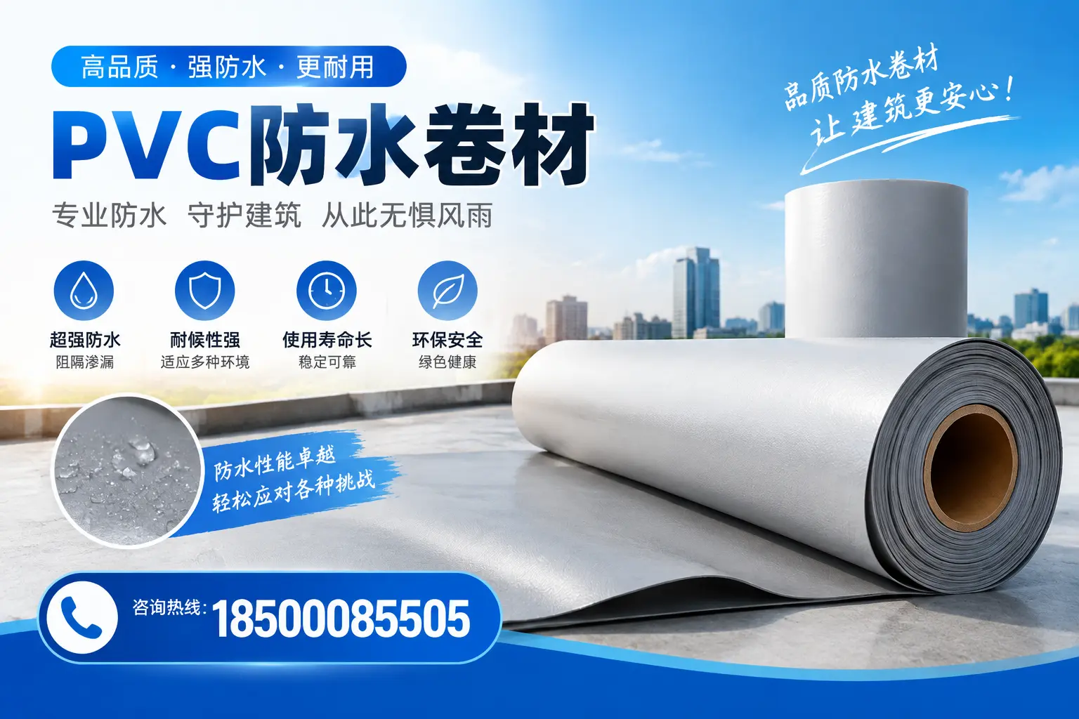 如何选择高质量的PVC防水卷材？白杨消费者必看指南
